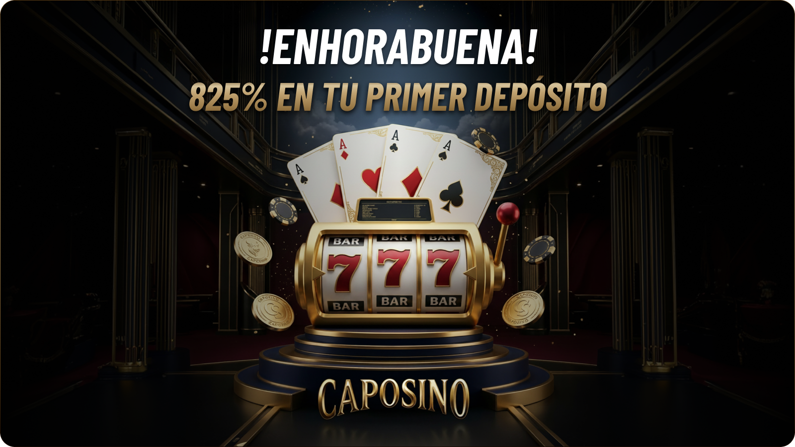 Caposino Casino Banner de Bienvenida